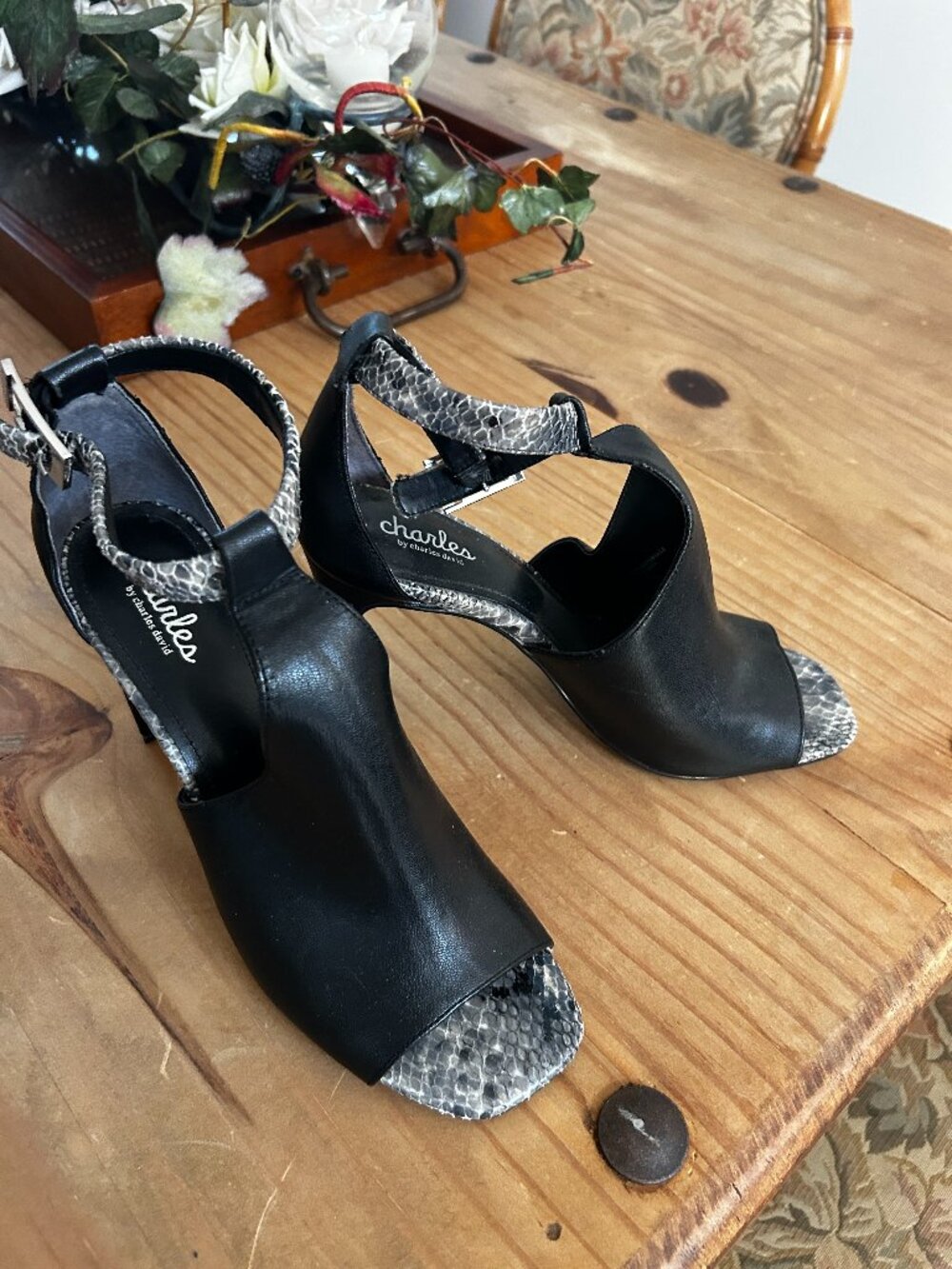 Open Toe Dress Heels